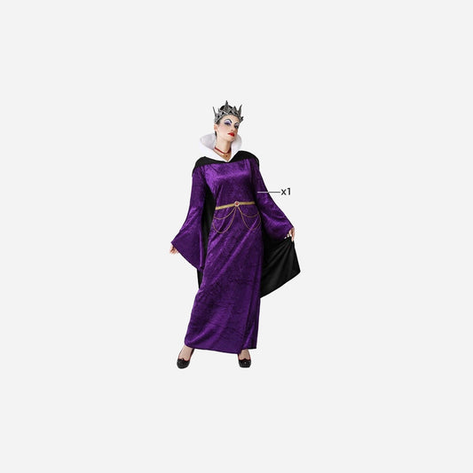 Déguisement de reine cruelle violet femme Taille XL