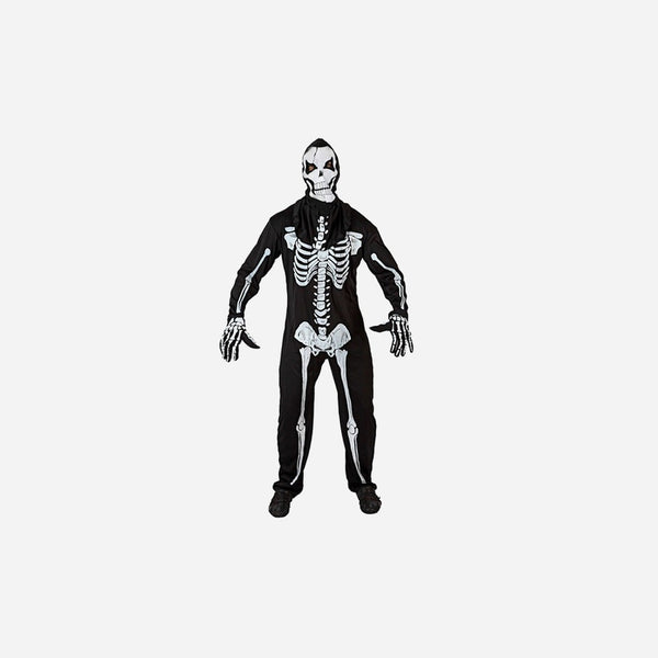 Déguisement de squelette homme 4 pièces Taille XS/S