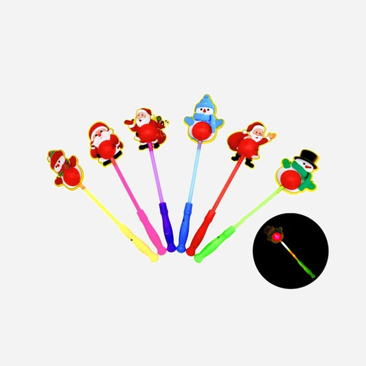 Baton lumineux LED's avec motifs Noël assorti 38 cm