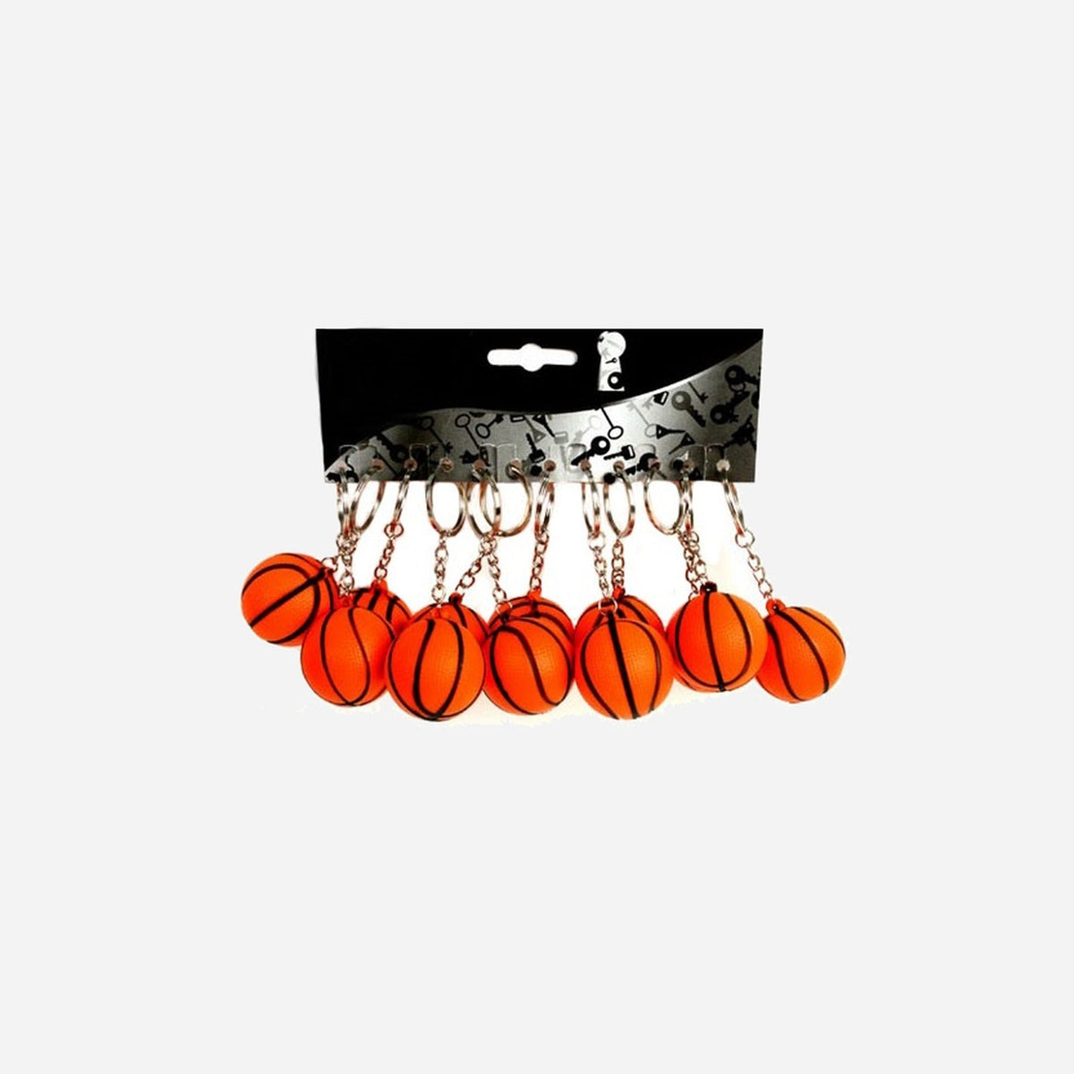Porte-clefs ballon de basket 4 cm