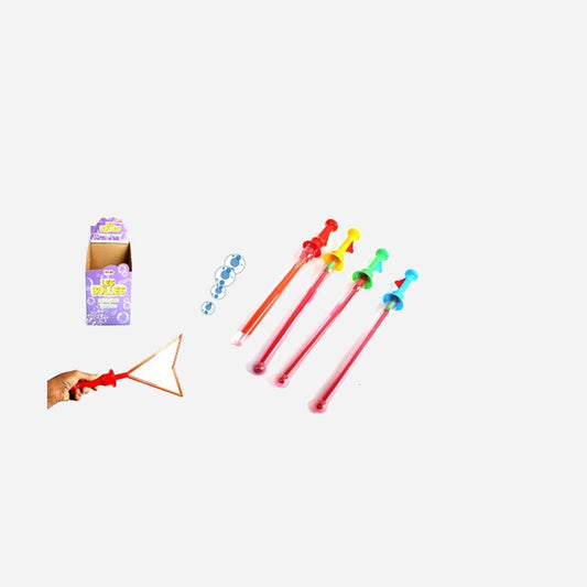 Baton bulles de savon géantes assorti 40 cm
