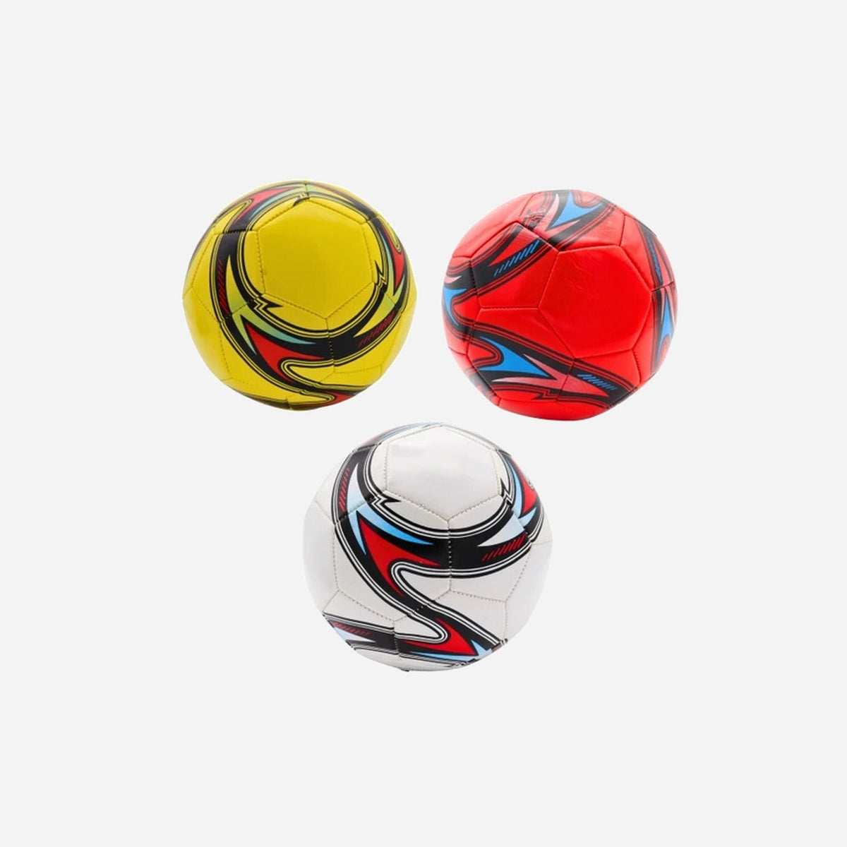 Ballon de football taille 5 simili cuir assorti 22 cm