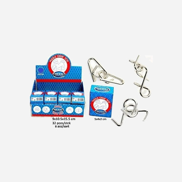 Casse tête métal assorti 6 cm