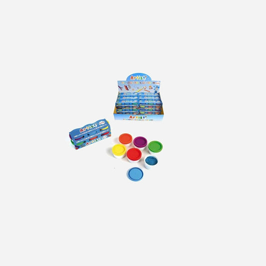 6 pots pâte à modeler 25 g