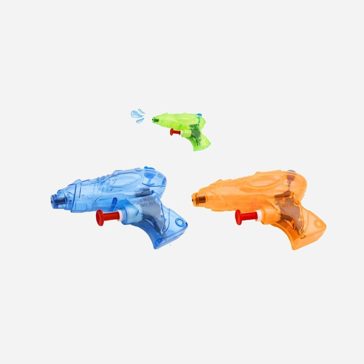 Pistolet à eau assorti 9 cm