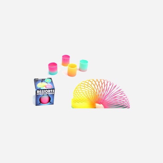 Ressort spirale arc en ciel 3.6 cm