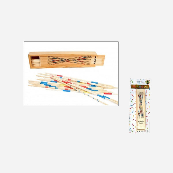 Mikado avec boite en bois 19.5x4.5x2.5 cm