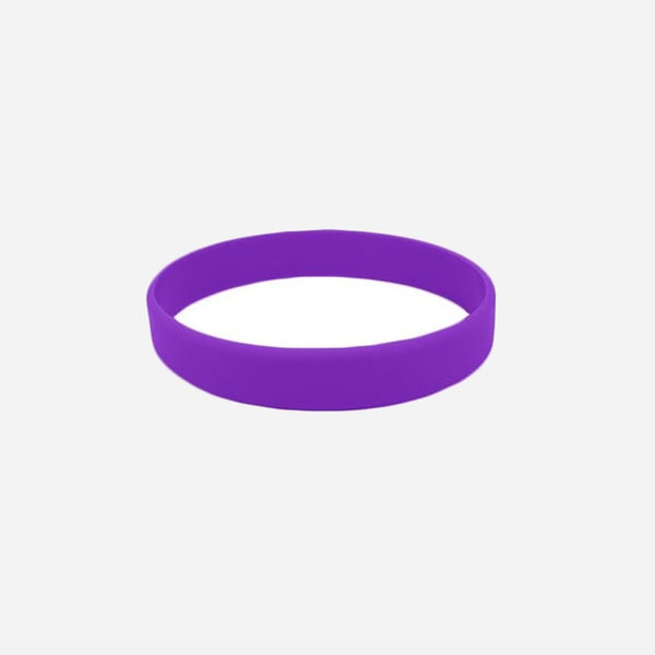 Bracelet en silicone violet