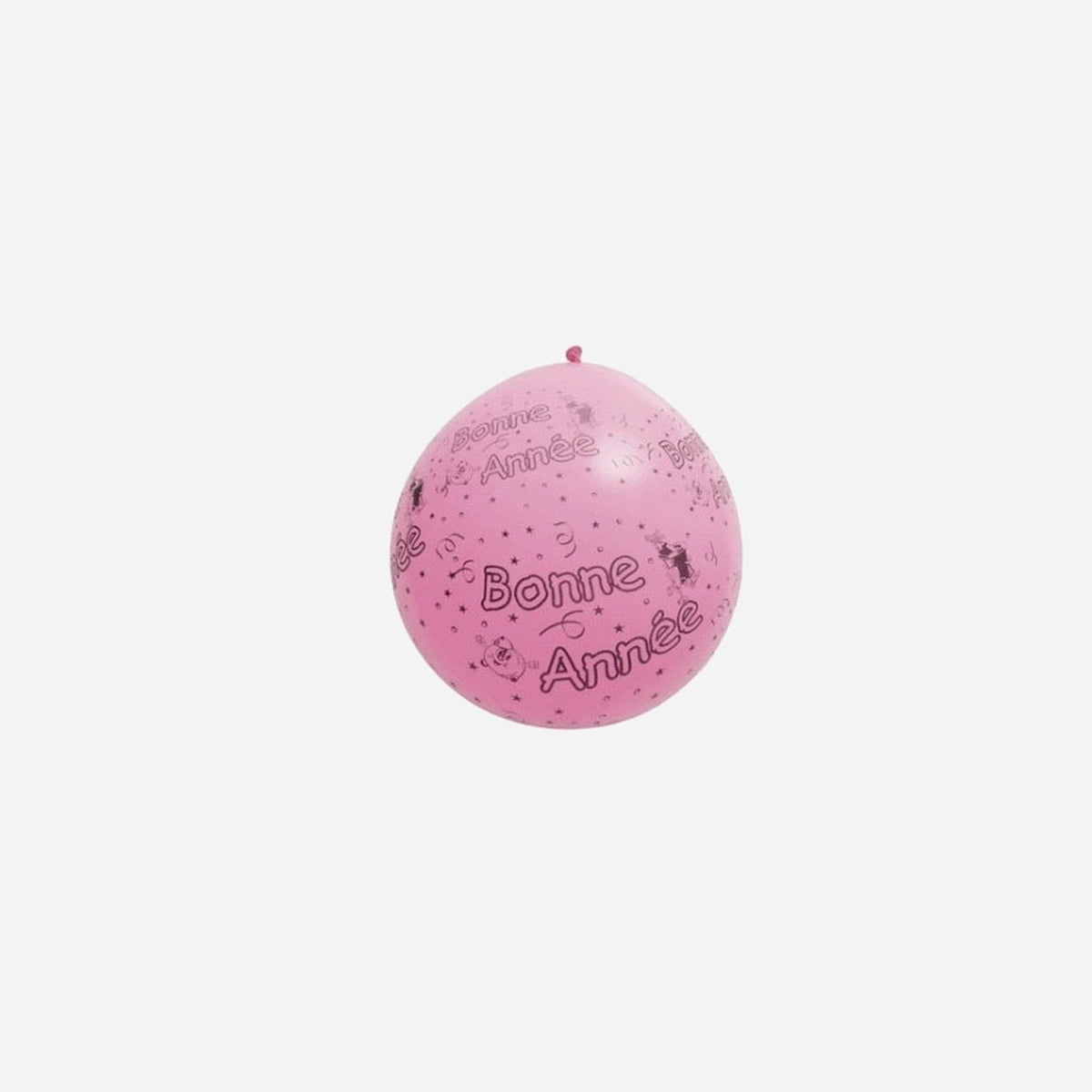 Ballon géant bonne annee rose pâle 1 m