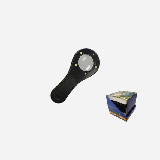 Loupe lumineuse Led's 12x5.5 cm + 2 piles cr2032