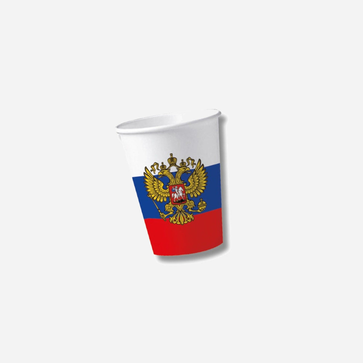 Lot de 10 gobelets en papier russie 20 cl