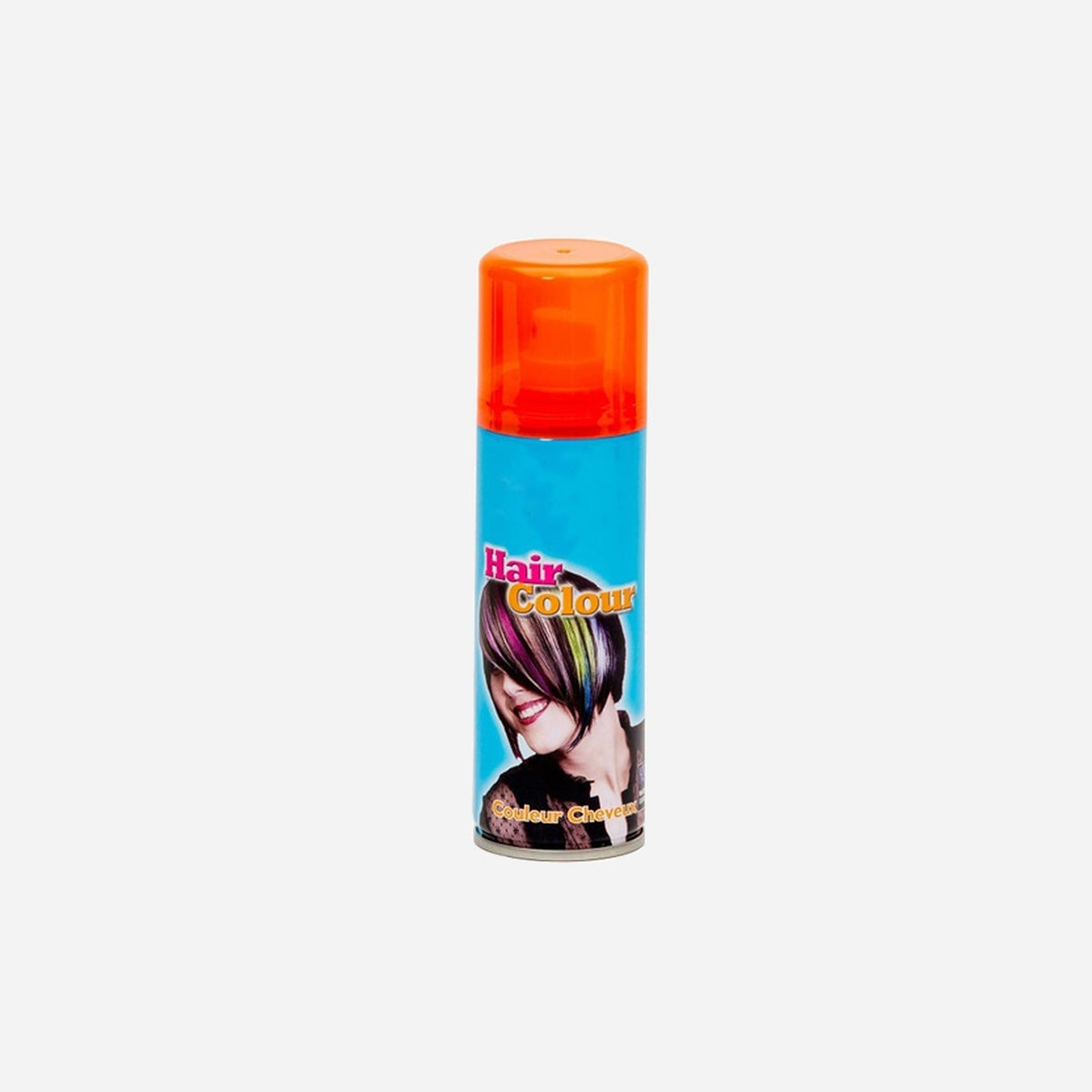 Bombe couleur pour cheveux orange fluo