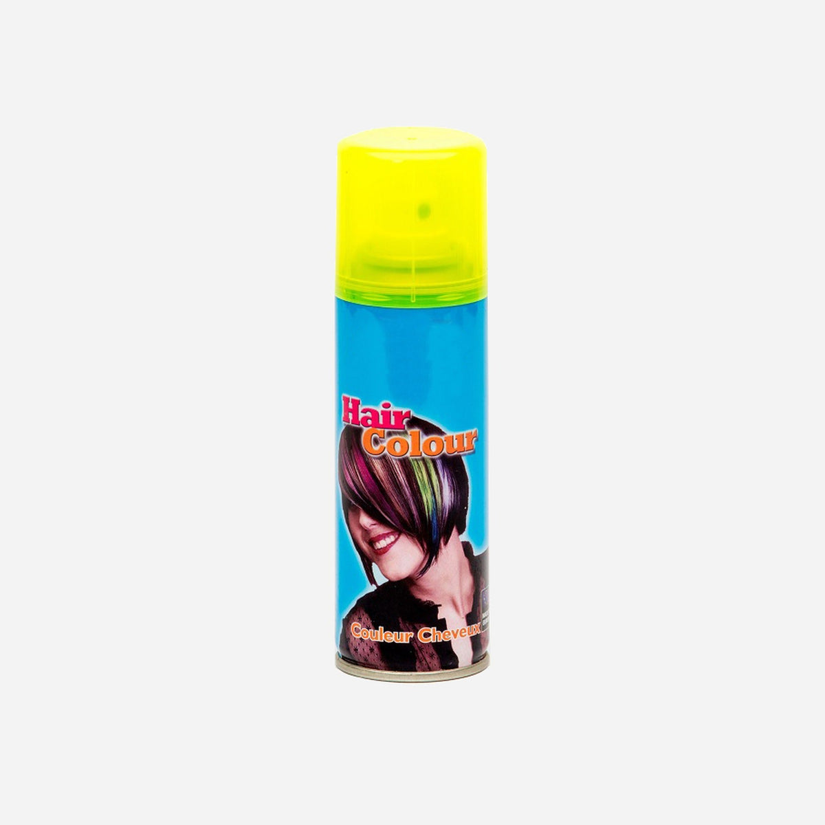 Bombe couleur pour cheveux jaune fluo