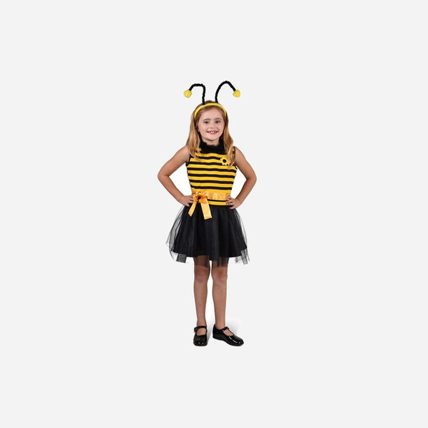 Déguisement d'abeille bonnie jaune noir enfant