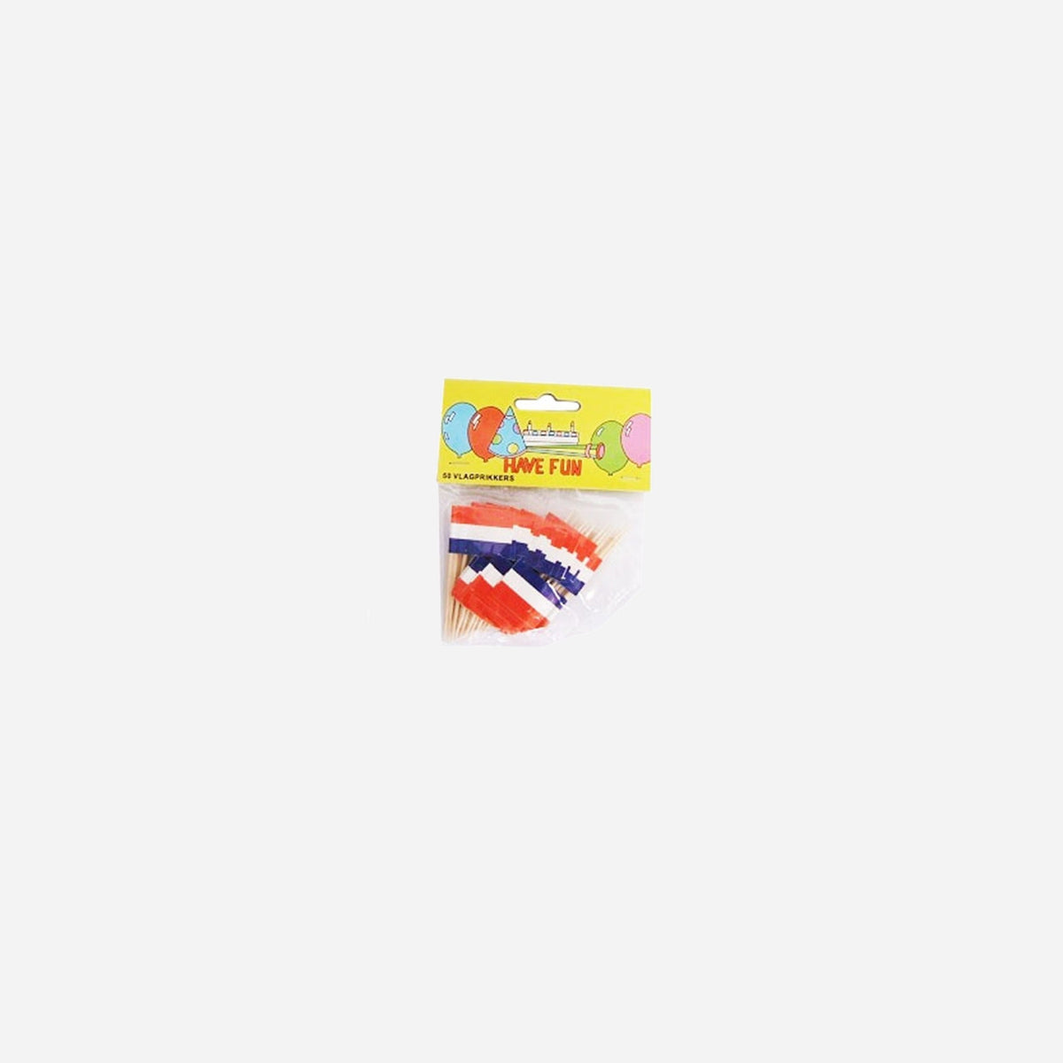 Lot de 50 piques apéritifs drapeau Pays Bas