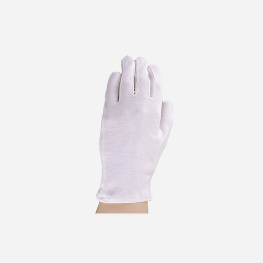 Paire de gants blancs 100% coton de déguisement