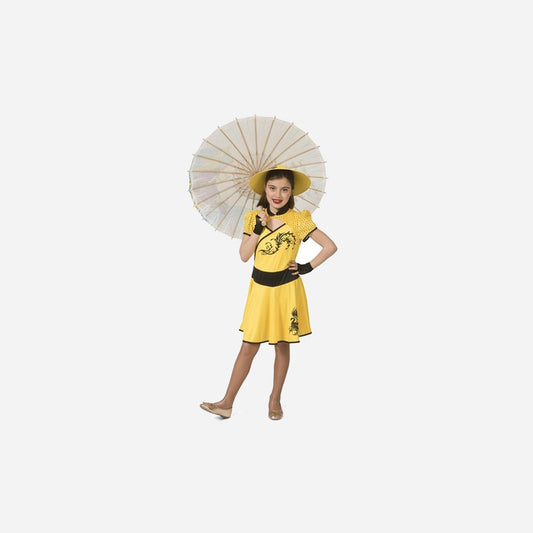 Déguisement de chinoise jaune enfant