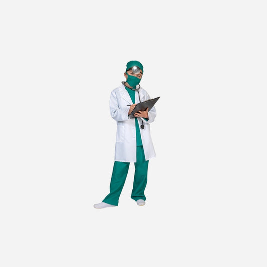 Blouse de médecin docteur chirurgien blanche enfant