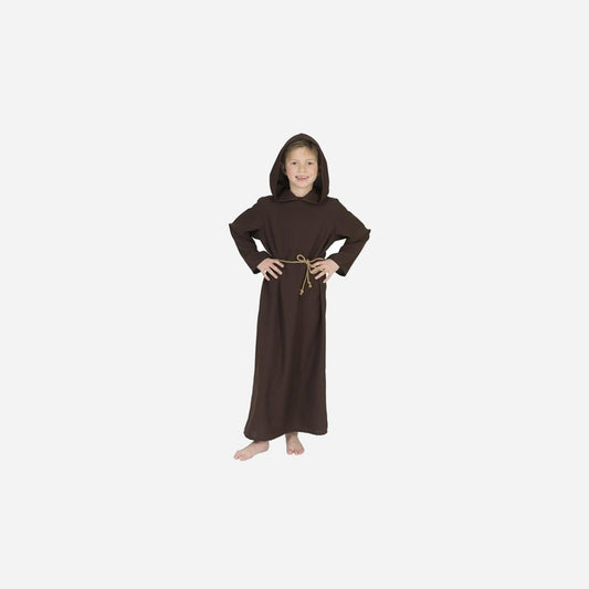 Déguisement de moine religieux marron 2 pièces enfant