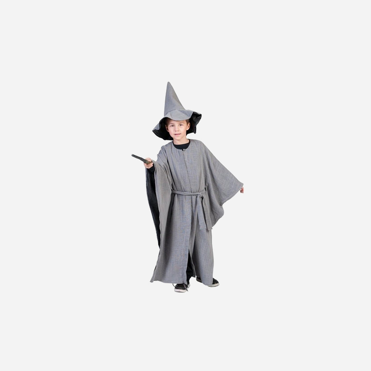 Cape de magicien gris enfant