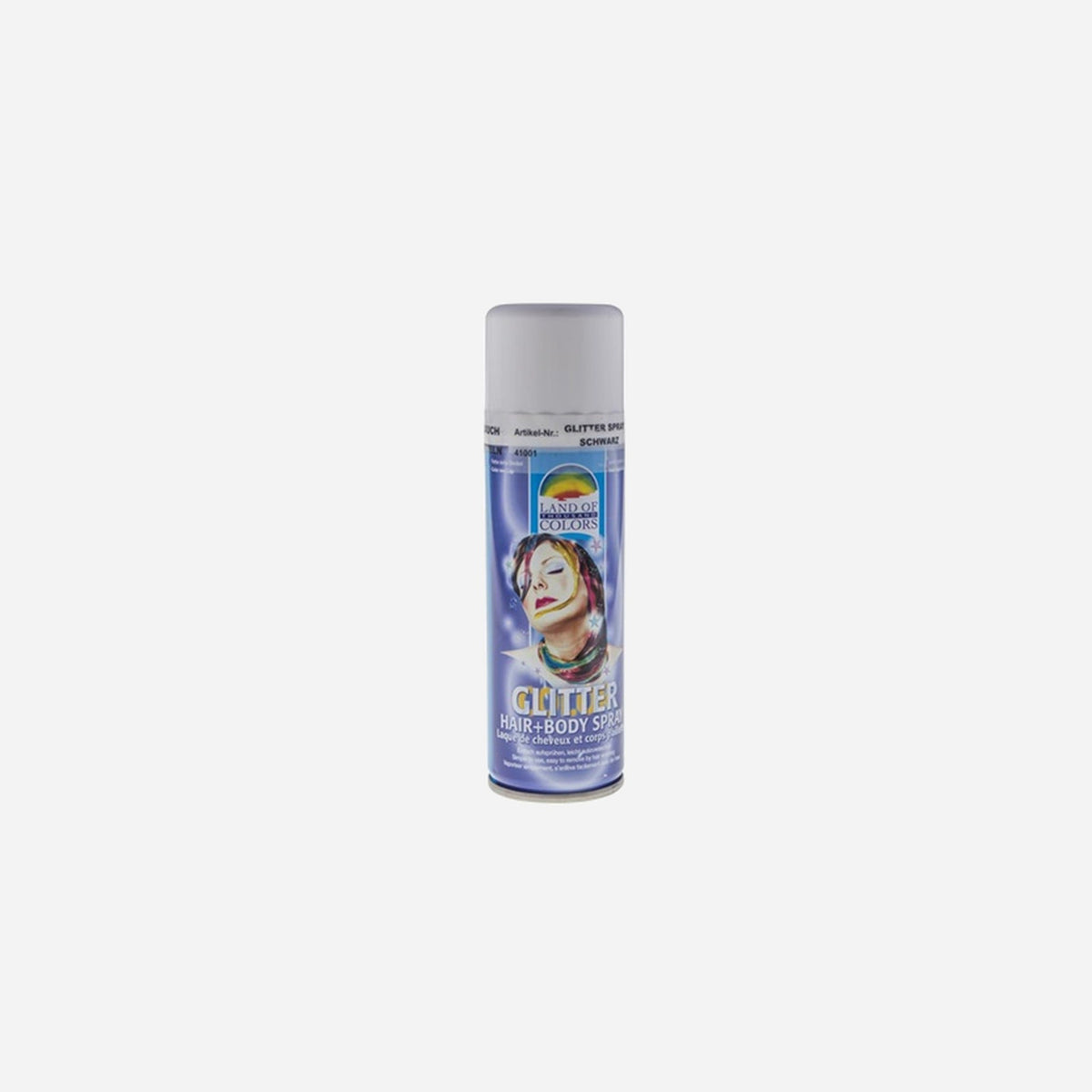 Bombe à paillettes noir 125 ml