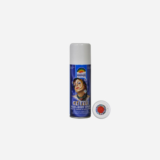 Bombe à paillettes rouge 125 ml