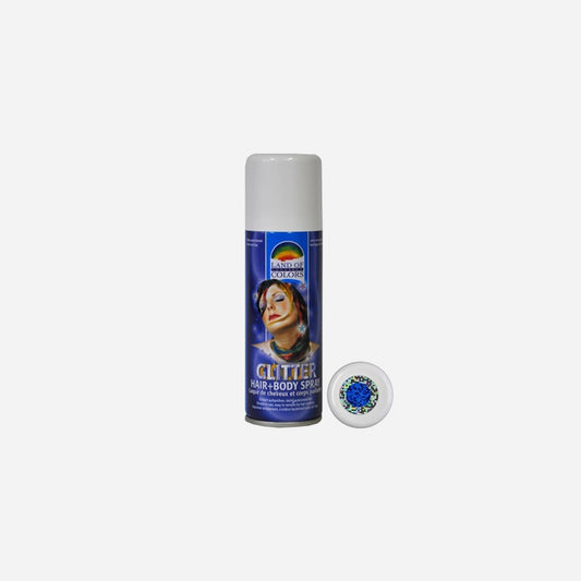 Bombe à paillettes bleu 125 ml