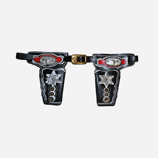 Ceinture cowboy avec 2 holsters enfant