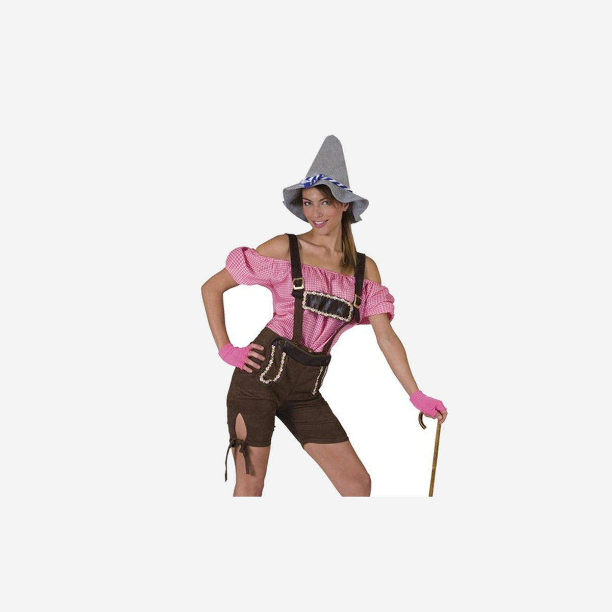 Déguisement tyrolienne avec short Rosa