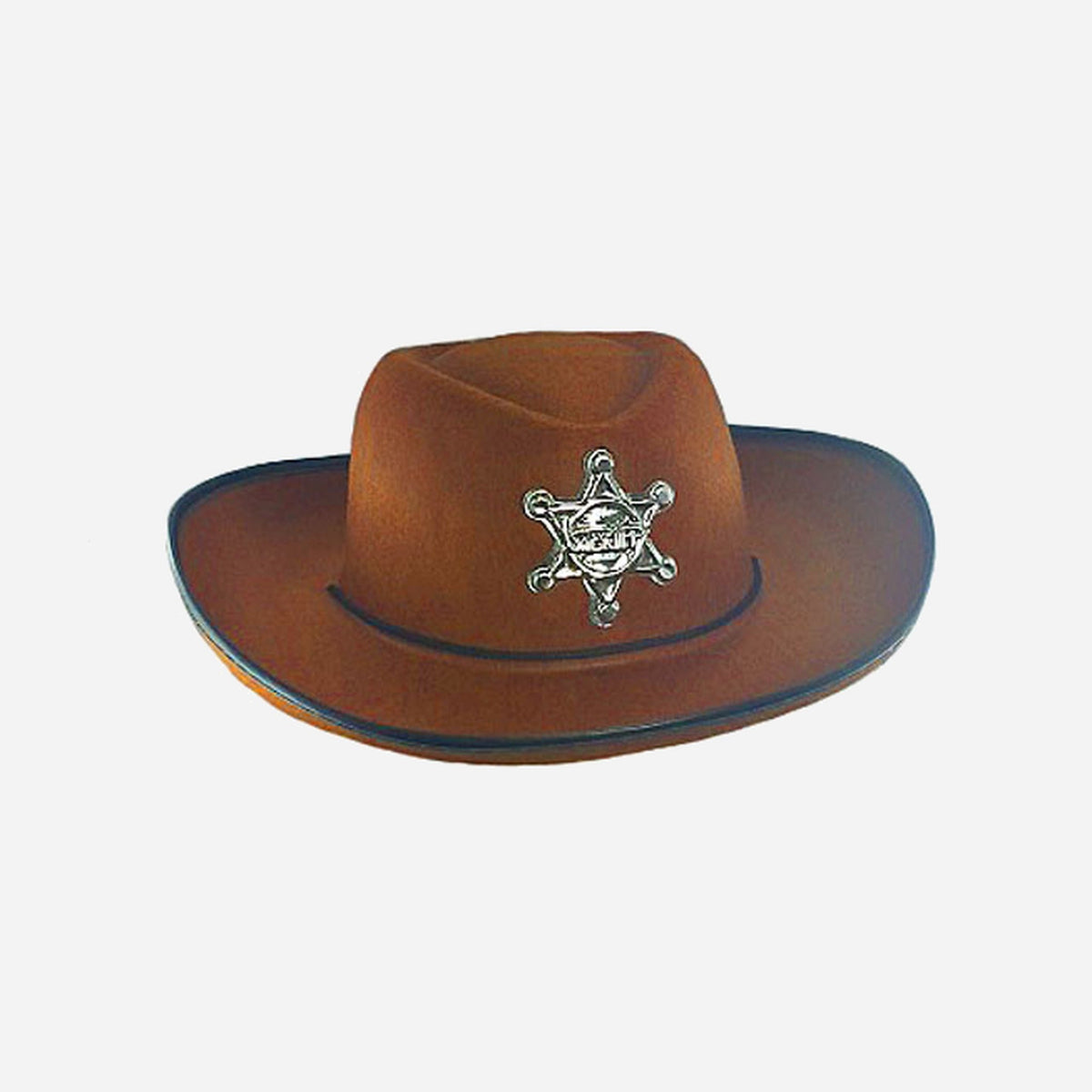 Chapeau cowboy feutrine avec étoile pour enfant