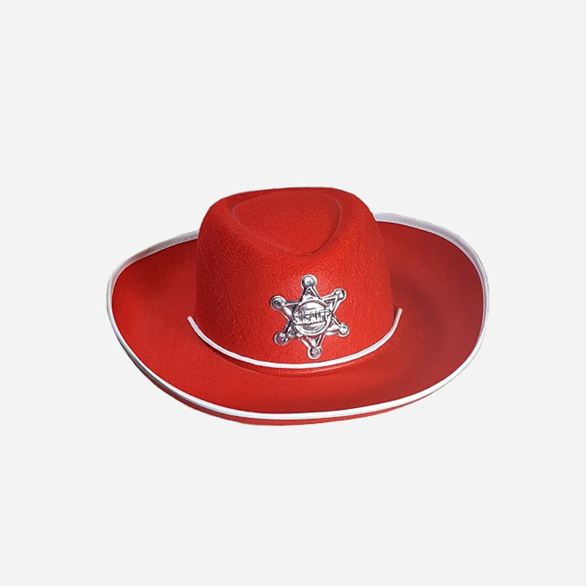 Chapeau cowboy feutrine avec étoile pour enfant