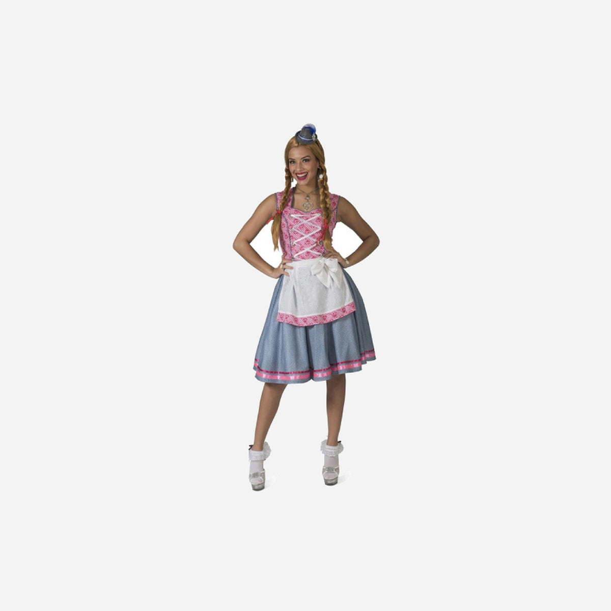 Robe tyrolienne rose