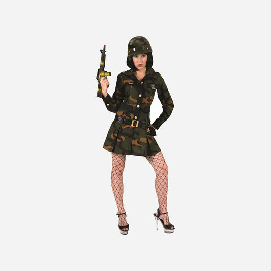 Déguisement treillis militaire femme Taille XL
