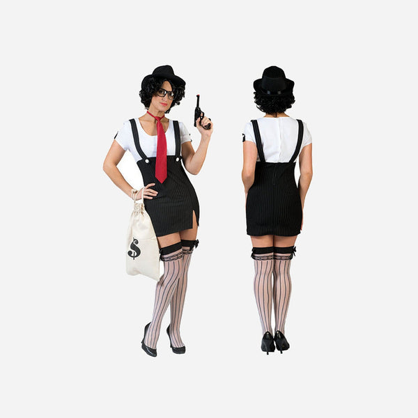 Déguisement gangster femme "bonnie"