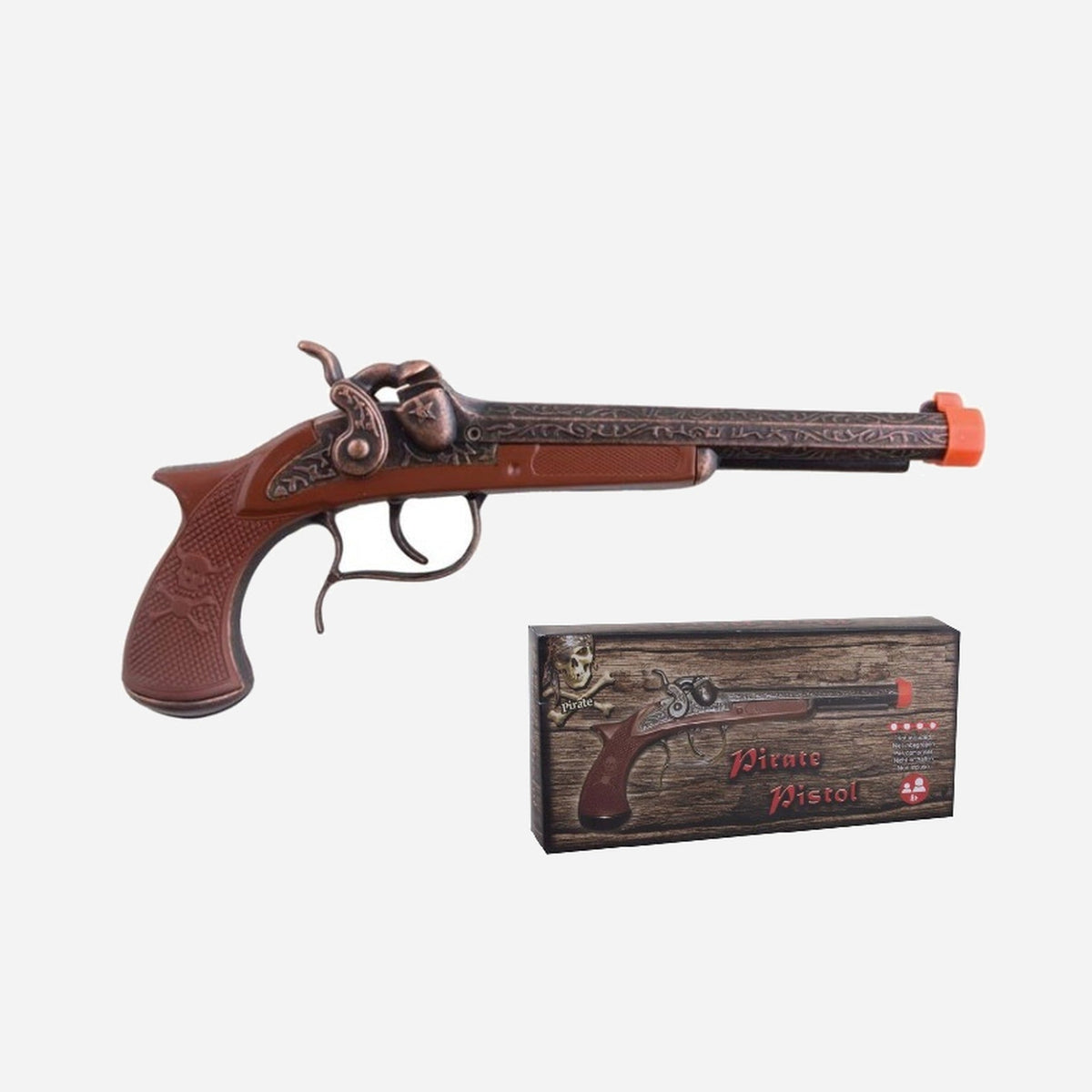 Boucanier métallique de pirate 21 cm