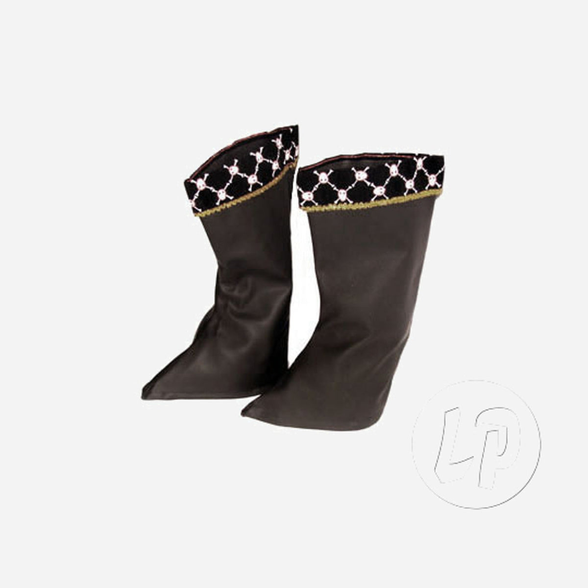 Paire de couvres chaussures bottes de pirate de déguisement