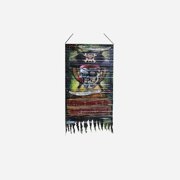 Drapeau suspendu pirate 120 × 55 cm
