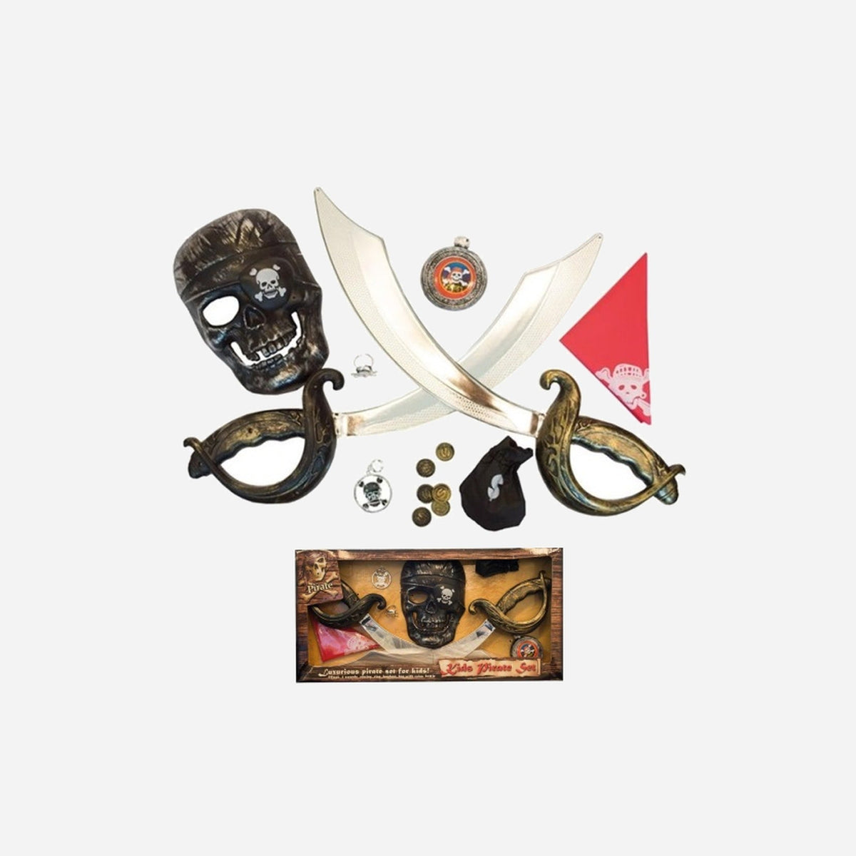 Set accessoires pirate 9 pièces