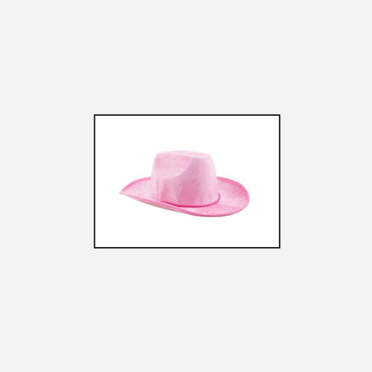Chapeau cowboy velours adulte