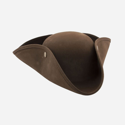 Chapeau tricorne pirate imitation cuir new