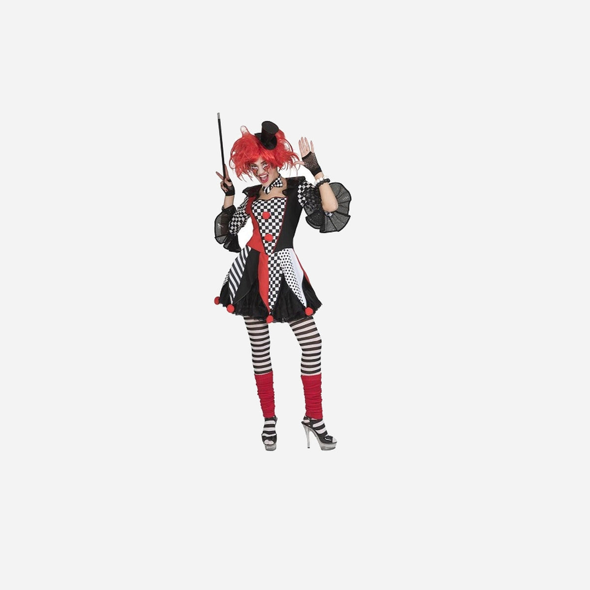 Déguisement de Jester Harlequin femme