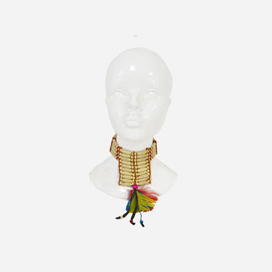 Collier d'indien plumes fantaisie