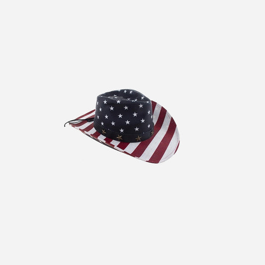 Chapeau cowboy USA adulte luxe