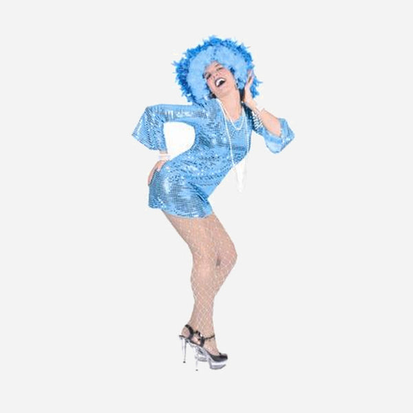 Robe disco à sequins