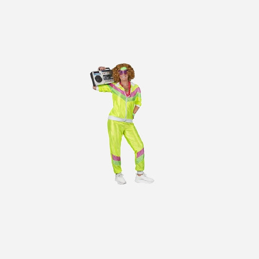 Jogging flashy jaune pour femme