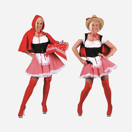 Déguisement femme chaperon rouge