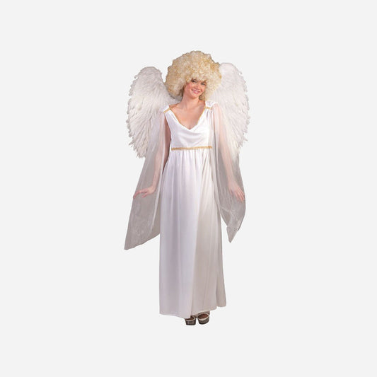 Robe d'ange avec finitions dorées femme