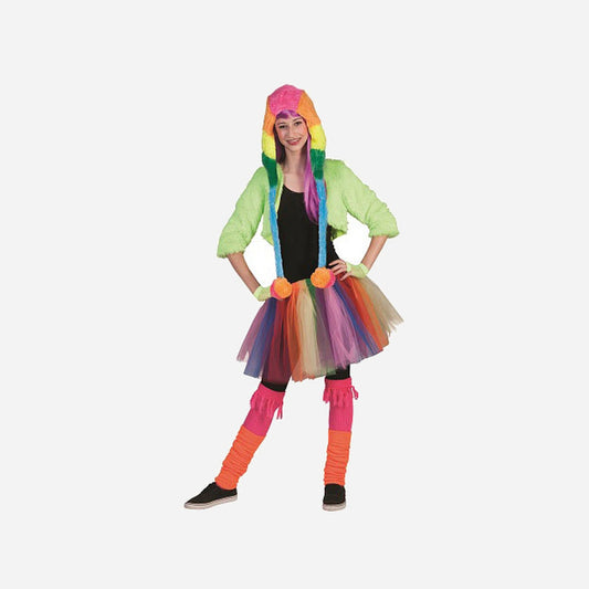 Jupe en tulle tutu arc en ciel femme Taille unique