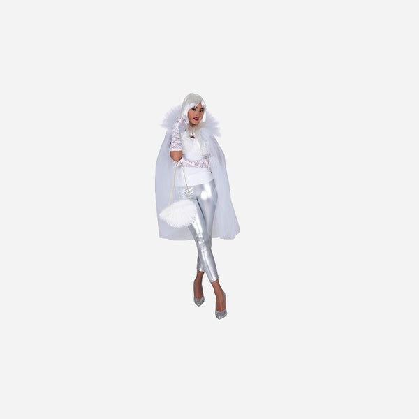 Cape en tulle blanc adulte Taille unique