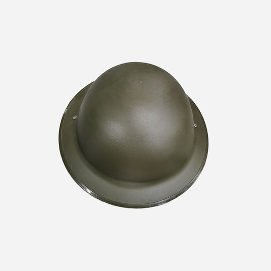 Casque de militaire marron vert adulte